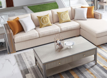Ecksofa Textil Eck Wohnlandschaft Design Sofa Couch Italien Couchen
