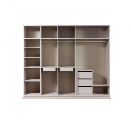 Grauer Schlafzimmer Kleiderschrank Luxus Schränke Holzschrank Möbel Schrank