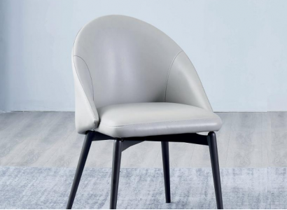 Weißer Esszimmer Kunstlederstuhl Luxus Einsitzer Holz Polster Stühle
