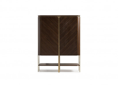 Barschrank Schrank Holzschrank Holz Bar Braun Getränke Design Flaschen