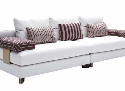 Sofa 4 Sitzer Stoffsofa Sofa 4 Sitzer Polstersofa Weiß Sofas Modern