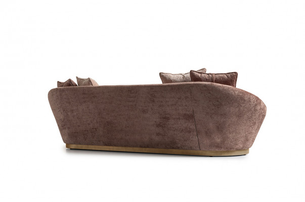 Dreisitzer Sofa 3 Sitzer Stoffsofa Beige Luxus Polstersofa Couch Stoff