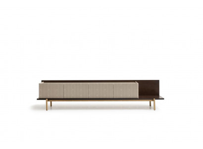 Sideboard RTV Lowboard TV Ständer Tisch Wohnzimmer Holz Beige Modern