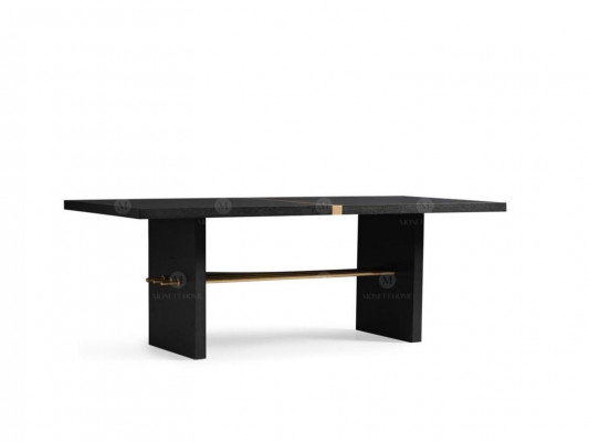 Esstisch Esszimmertisch Tisch Esszimmer Holz Schwarz Esszimmermöbel