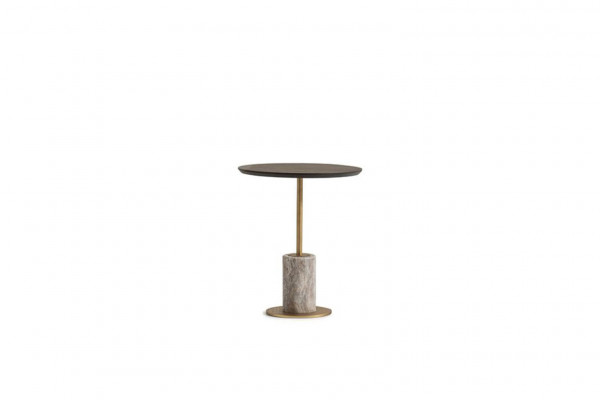 Beistelltisch Kaffeetisch Sofatisch Couchtisch Holz Braun Rund Tisch