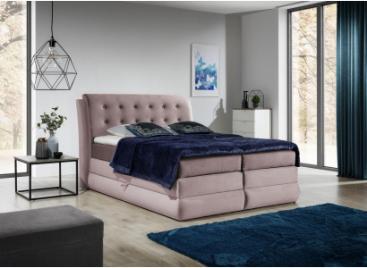 Boxspringbett Design Doppel Hotel Modern Bett Schlafzimmer Chesterfield Möbel