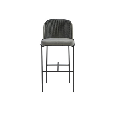 Esszimmer Barhocker Design Bar Stühle Polster Stuhl Moderne Grau