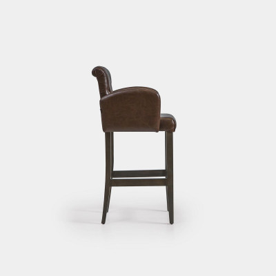 Moderne Barhocker Holz Stuhl Hocker Bar Esszimmerstuhl Luxus Möbel