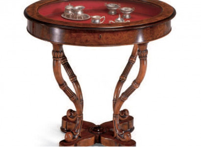 Couchtisch Holztisch Design Tische Italienischer Rundtisch Holz Beistelltisch