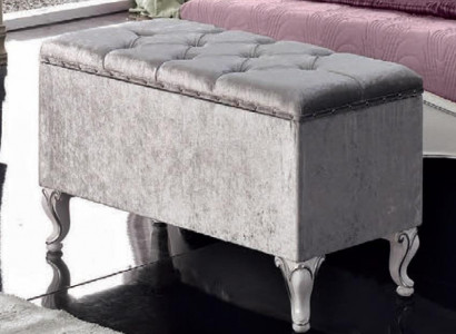 Hocker Sofa Pouf Polster Beistellhocker Fußhocker Ottomane Sitz Bank Artdéco Neu