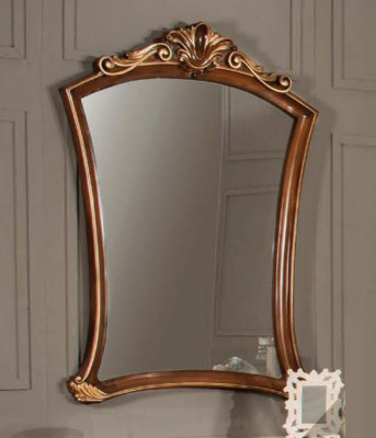 Klassischer Design Spiegel Italienische Wandspiegel Holz Stand Wand Italien Neu