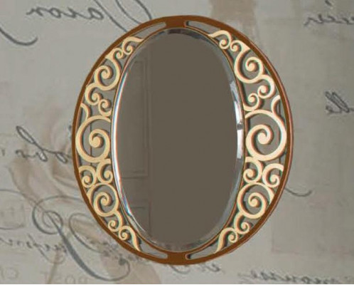 Klassischer Design Spiegel Italienische Wandspiegel Holz Stand Wand Italien Neu