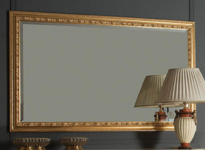 Italienische Klassischer Designer Spiegel Möbel Wandspiegel Holz Gold Möbel Neu