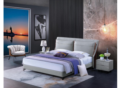 Luxus Schlafzimmer Bett Nachttisch 3 tlg. Set Design Betten Beistelltische Neu