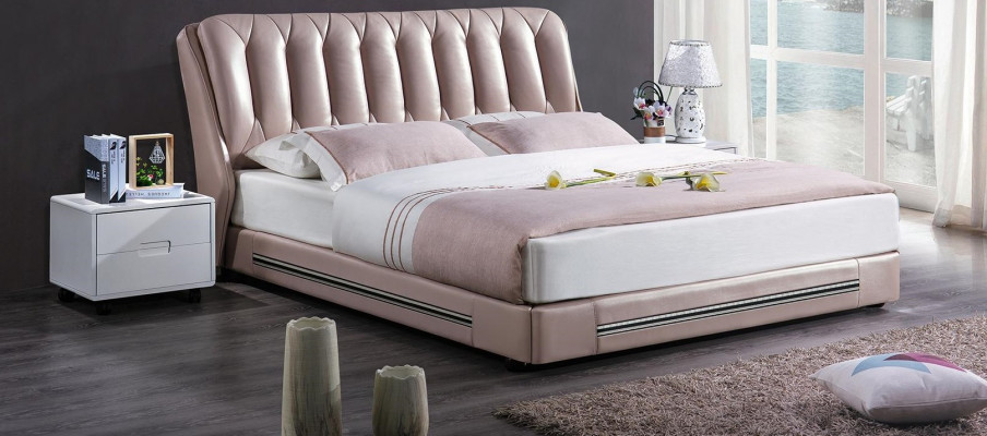 Klassischer Englischer Stil Bett Doppel Textil Moderne Betten 180x200cm