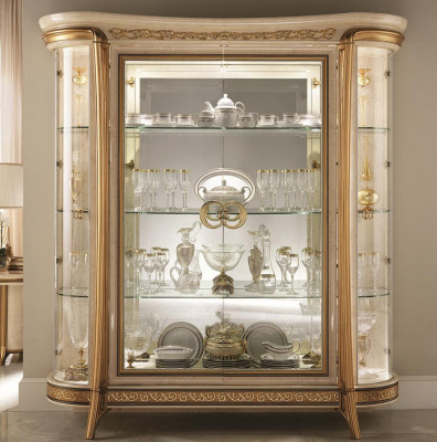 arredoclassic™ Luxus Klasse Möbel Esszimmer Vitrine Tisch Kommode