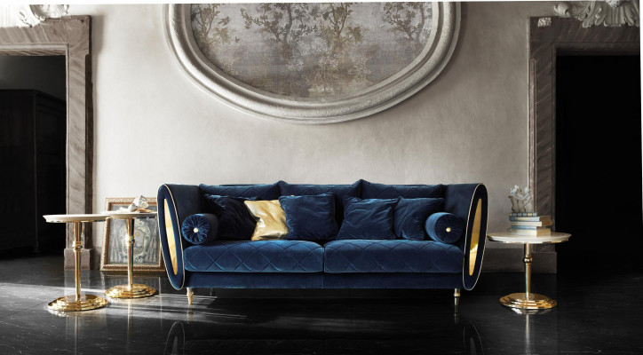 Sofagarnitur Sofa Couch 3 + 2 Wohnzimmer Designer Möbel Classisch
