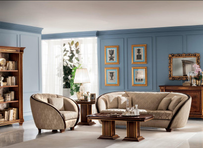 Italienische Wohnzimmer Sitz Polster Möbel Sofagarnitur 3+2+1 Komplett Set Neu