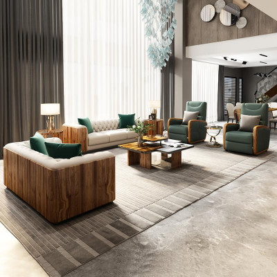 Sofagarnitur 4+2+1 Sitzer Wohnlandschaft Sofa Couch Polster Garnitur Sofas