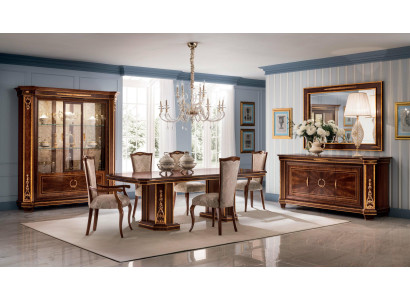 Möbel Tisch + 6x Stuhl Sets Esszimmer Garnitur Holz Komplett Barock