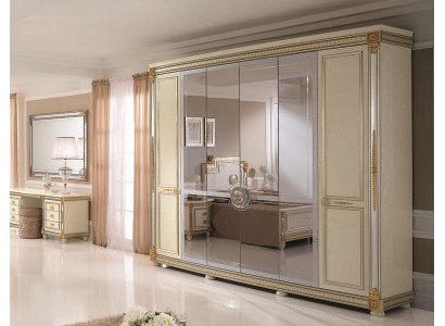 Kleiderschrank Schlafzimmer Holz Schrank Modern Stil Schränke Luxus Klassisch