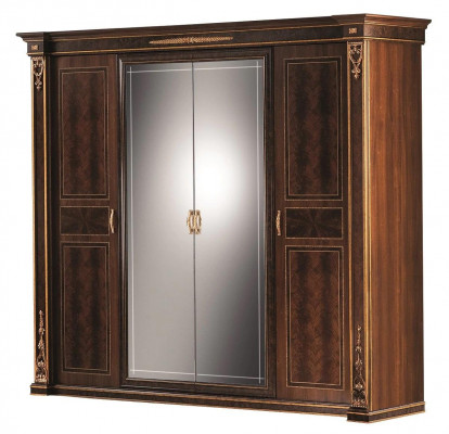 Kleiderschrank Schlafzimmer Holz Schrank Modern Stil Luxus Schränke Klassisch