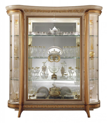Vitrine Schrank Vitrinen Wohnzimmer Schränke Schau Design Italienische Möbel Neu
