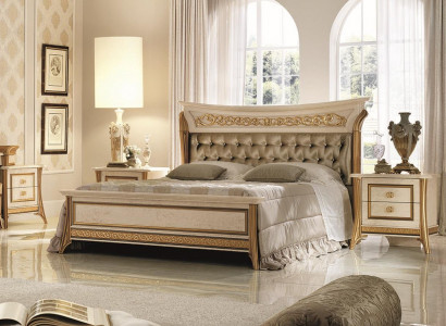 Bett 2x Nachttisch Design Klassischer Schlafzimmer 3tlg. Luxus Betten Set Möbel