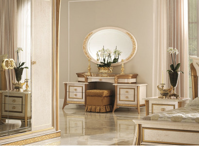 Schminktisch Frisiertisch Kosmetiktisch Kommode mit Spiegel Ablagen Konsolen Neu