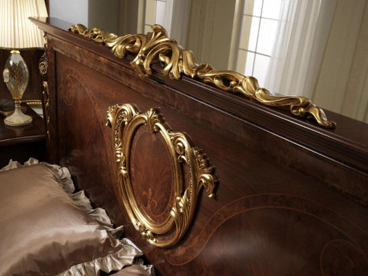 Italienische Schlafzimmer Möbel Polster Doppel Bett Luxus Design Betten Ehe Neu