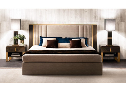 Bett 2x Nachttisch Design Schlafzimmer 3tlg. Klassischer Luxus Betten Set Möbel