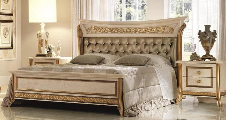 Bett Polsterbett Betten Polster Designer Hotel Doppel 180x200 arredoclassic