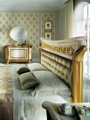 Bett Polsterbett Betten Polster Designer Hotel Doppel 180x200 arredoclassic
