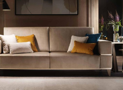 Sofa Couch Polster 3 Sitzer Textil Sofas Couchen Sitz Garnituren Design Neu Club