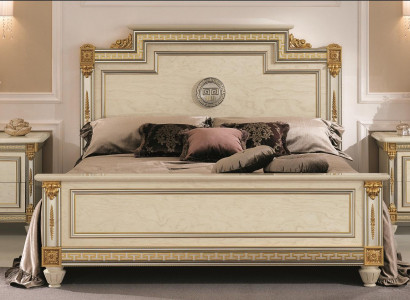 Italienische Möbel Bett Betten Holzbett Echtholz Doppelbett Neu arredoclassic