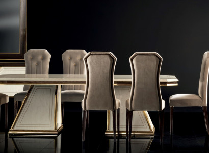 Set 6x Designer Stuhl Set Esszimmer Lehn Polster Sitz Stühle Garnitur Komplett