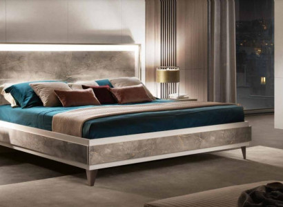 arredoclassic Italienisches Schafzimmer Möbel Design Garnitur Bett Nachttisch