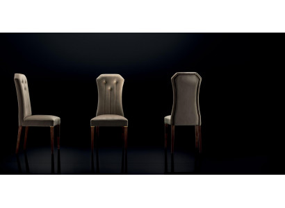 Sessel Stuhl 1x Esszimmer Fernseh Lounge Textil Sitz Polsterstuhl arredoclassic