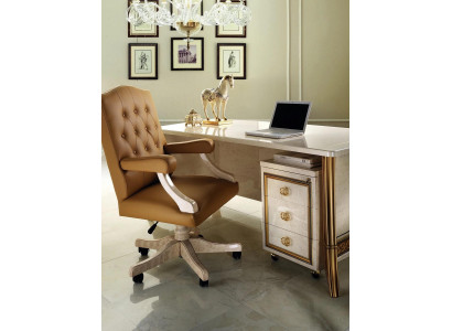 Luxus Büro Sessel Stuhl Polster Stühle Designer Möbel Office Chef Drehbarer