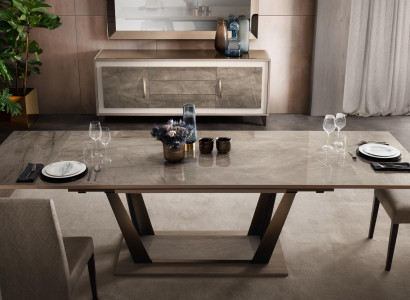 Esstisch Tisch Esszimmer Wohnzimmer Garnitur Holz Design Tische 200x102/294cm