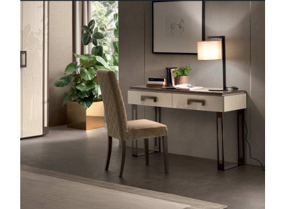 Designer Schreibtisch Stuhl Büro Set italienische Möbel Sekretär Lehnstuhl 2tlg.