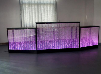 Tresen Regal Bar Wasser Wand Säule Beleuchtete Theke Regale Möbel