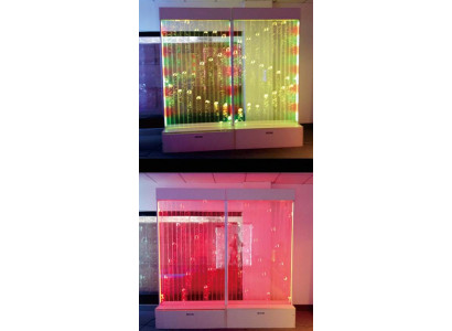 Moderne Dekorative Trennwand Wasser Wände LED Wasserwand Beleuchtete Wand
