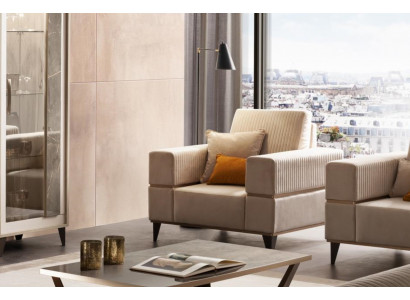 Sessel Relax Leder Lounge Club Polster Couch Luxus Sofa Möbel arredoclassic