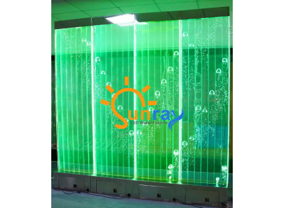 Wandpaneel LED Wasserwand Wasser Wände Wasser Modern Blasen Dekorative Wand