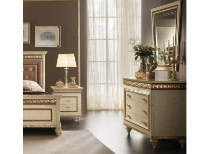 Italienische Möbel Design Kommode Schrank Braun Luxus Holz Möbel Stil Barock Neu