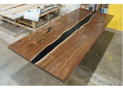 Esstisch tische epoxid harz massive möbel epoxy tisch wasserfall echtes holz