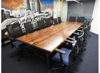 Konferenz Besprechnung Table Echtes Holz Massive Möbel Tische Esstzisch