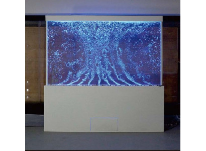 Wassersäulen Trennwand Designer Edelstahl Säulen Wände Led Wand