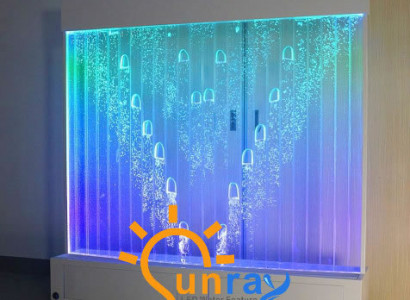 Wände LED Moderne Trennwand Wasser Wasserwand Beleuchtete Wand